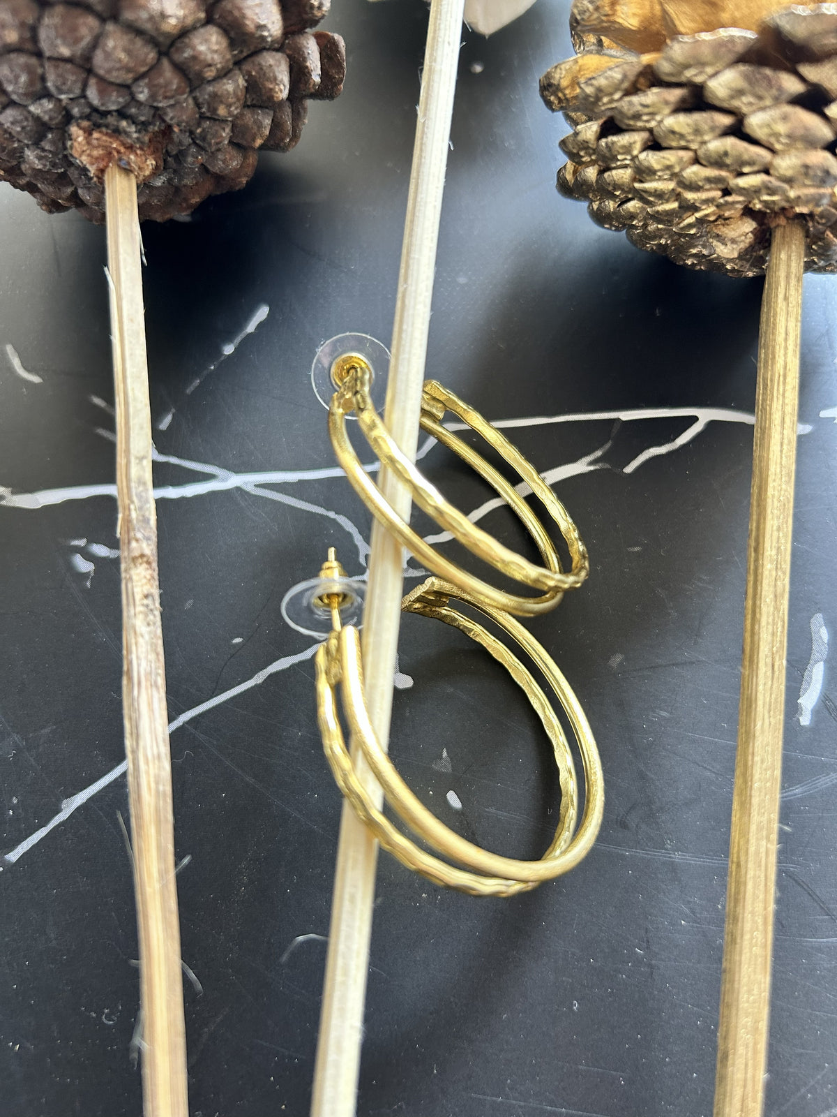 Dhriti Golden Hoops