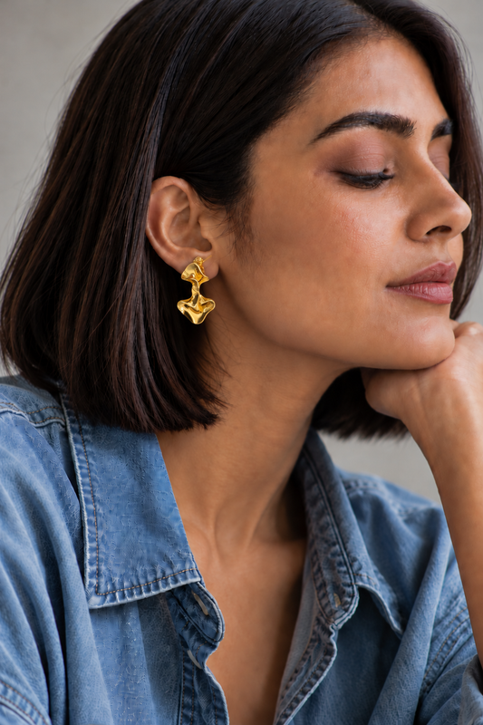 Aurora Sculpted Studs