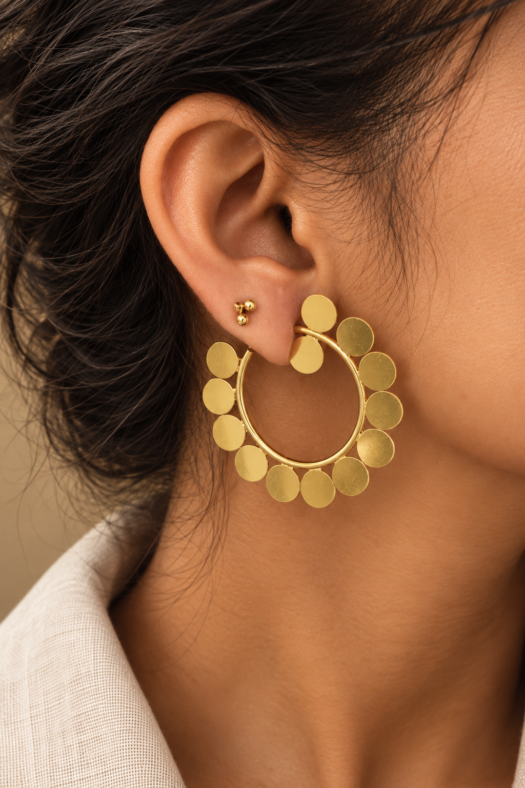 Devbala Golden Hoops