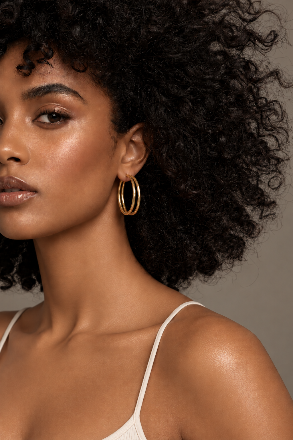 Dhriti Golden Hoops