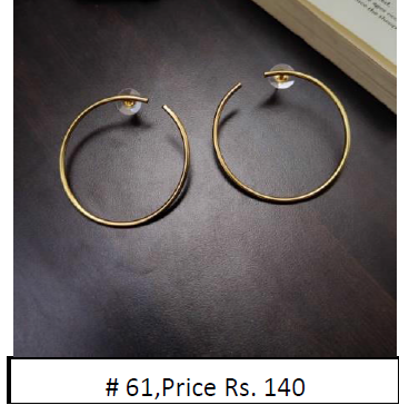 Forever Golden Hoops