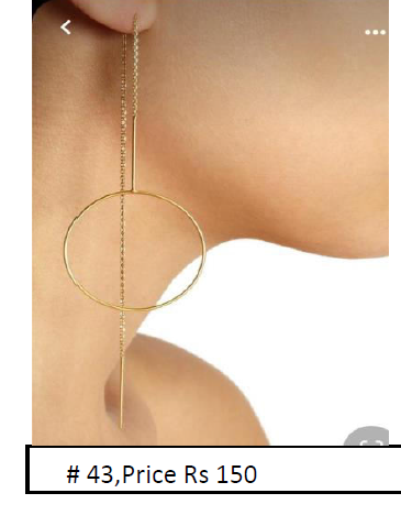 Moon Threader Earrings