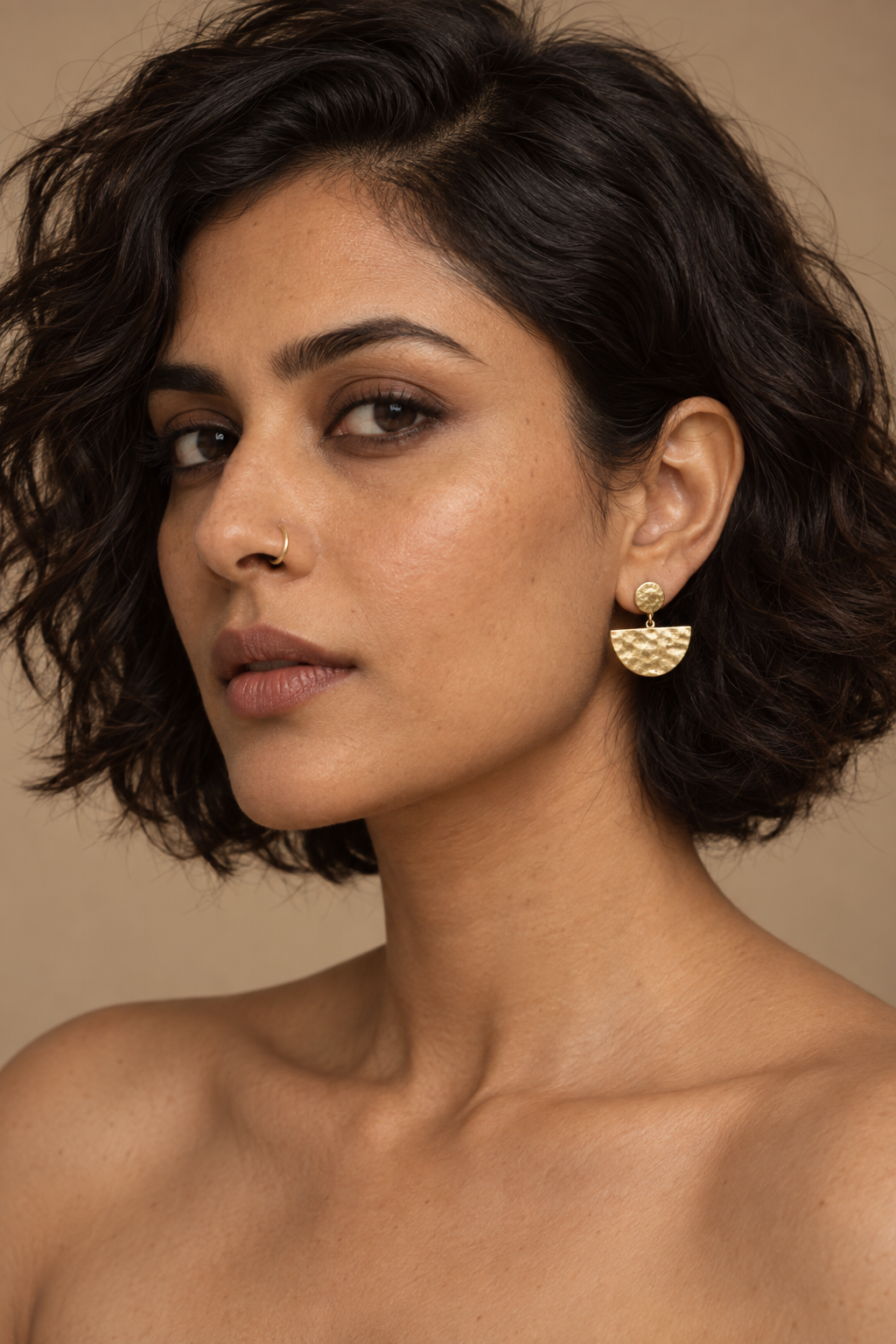 Half Moon Studs