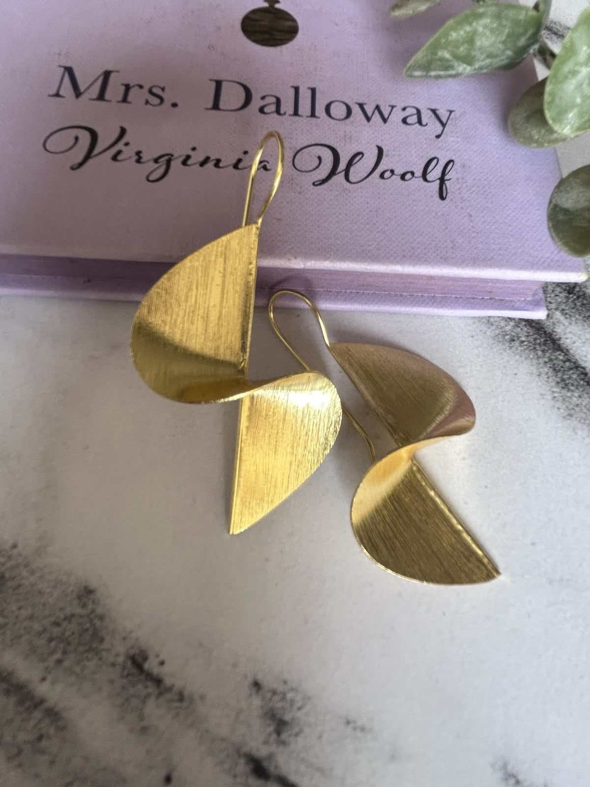 Swirl & Shine Hook Earrings