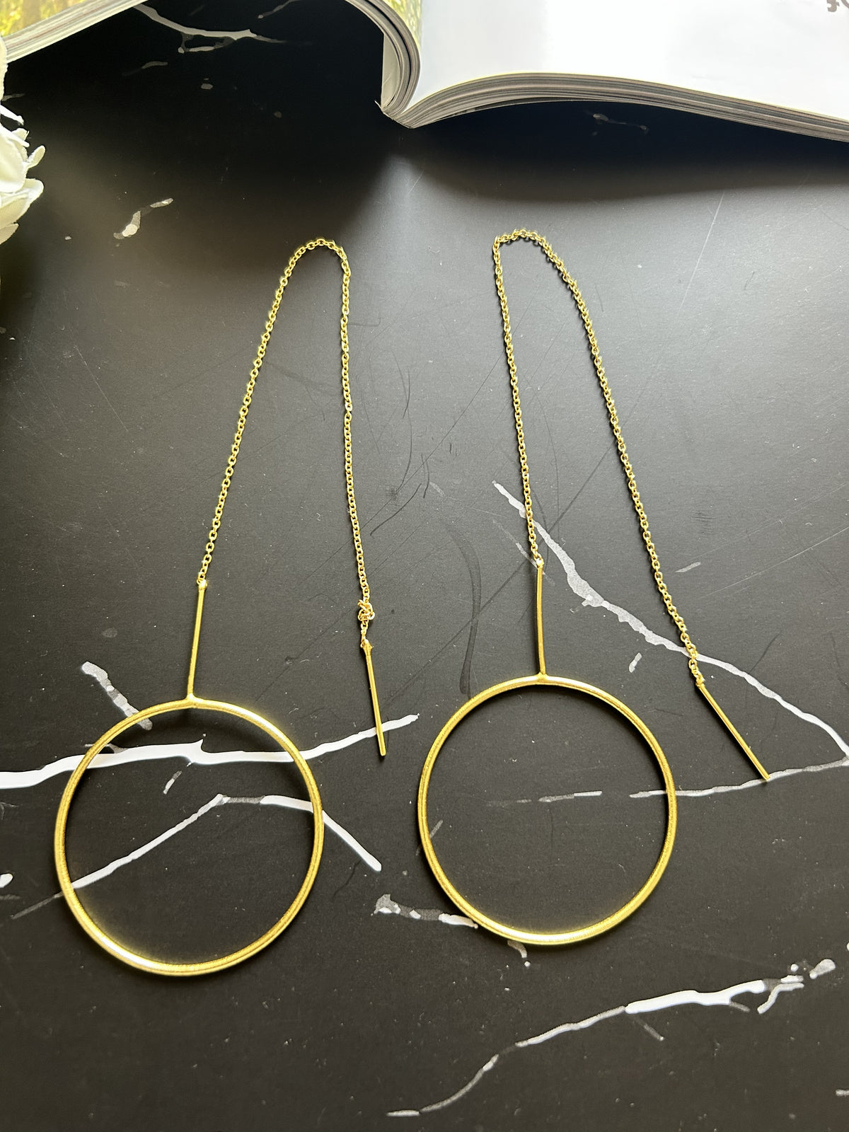 Moon Threader Earrings