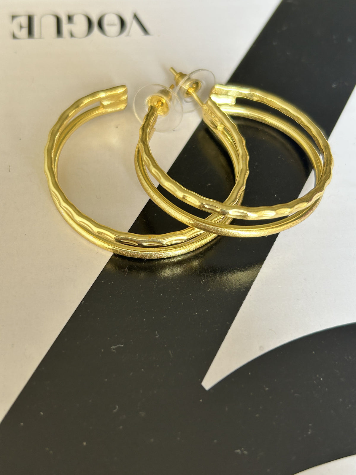 Dhriti Golden Hoops