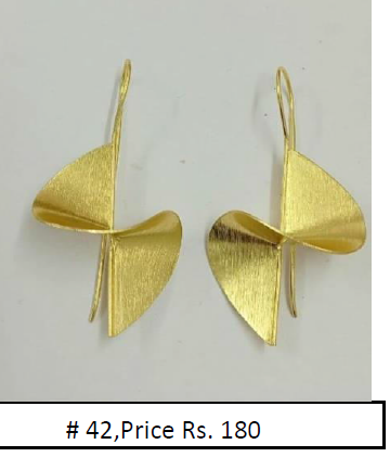 Swirl & Shine Hook Earrings