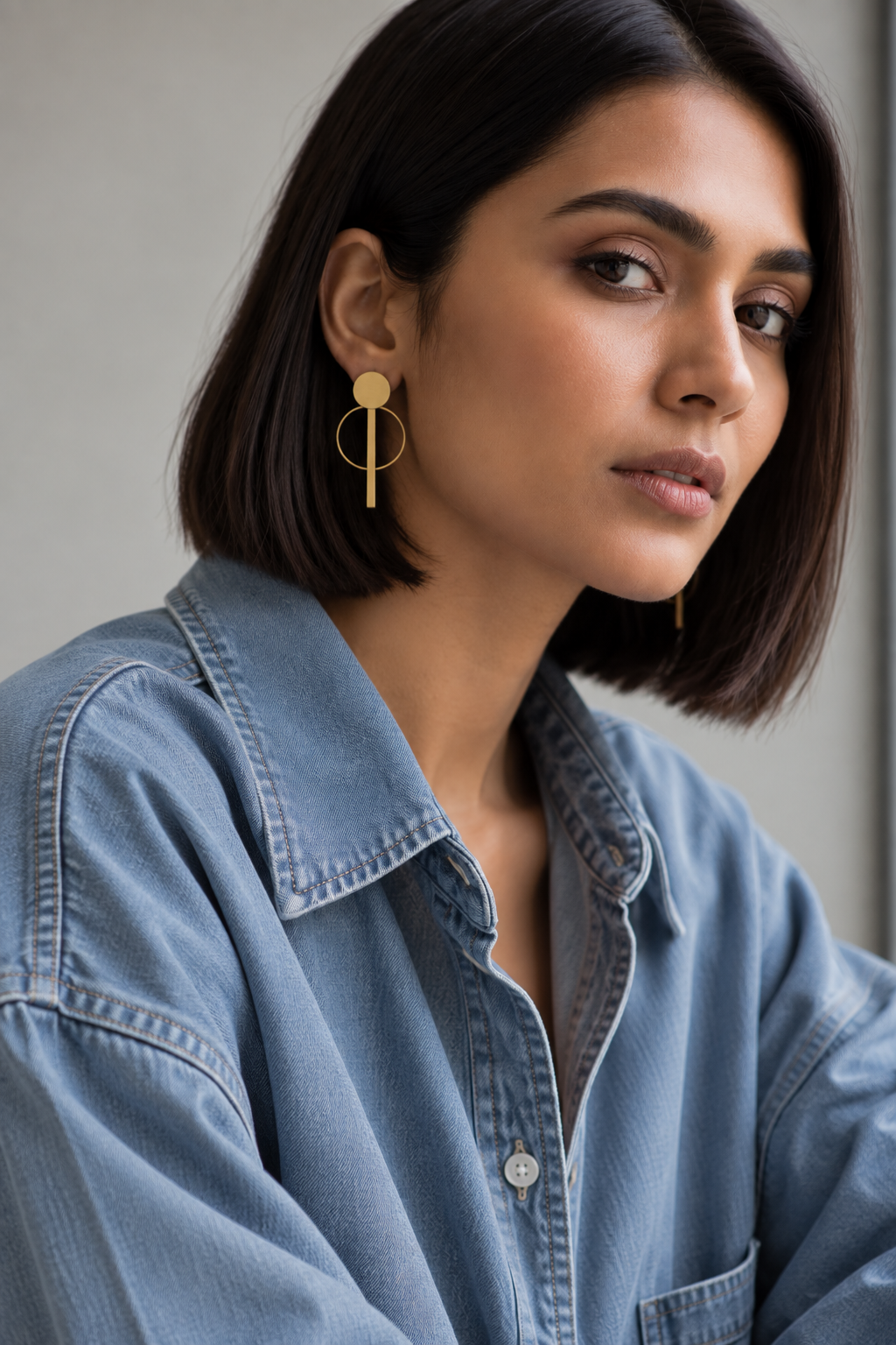 Twin Circles Studs