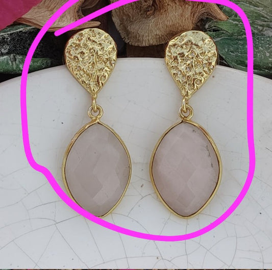 Moon Maiden Earrings (Rose)