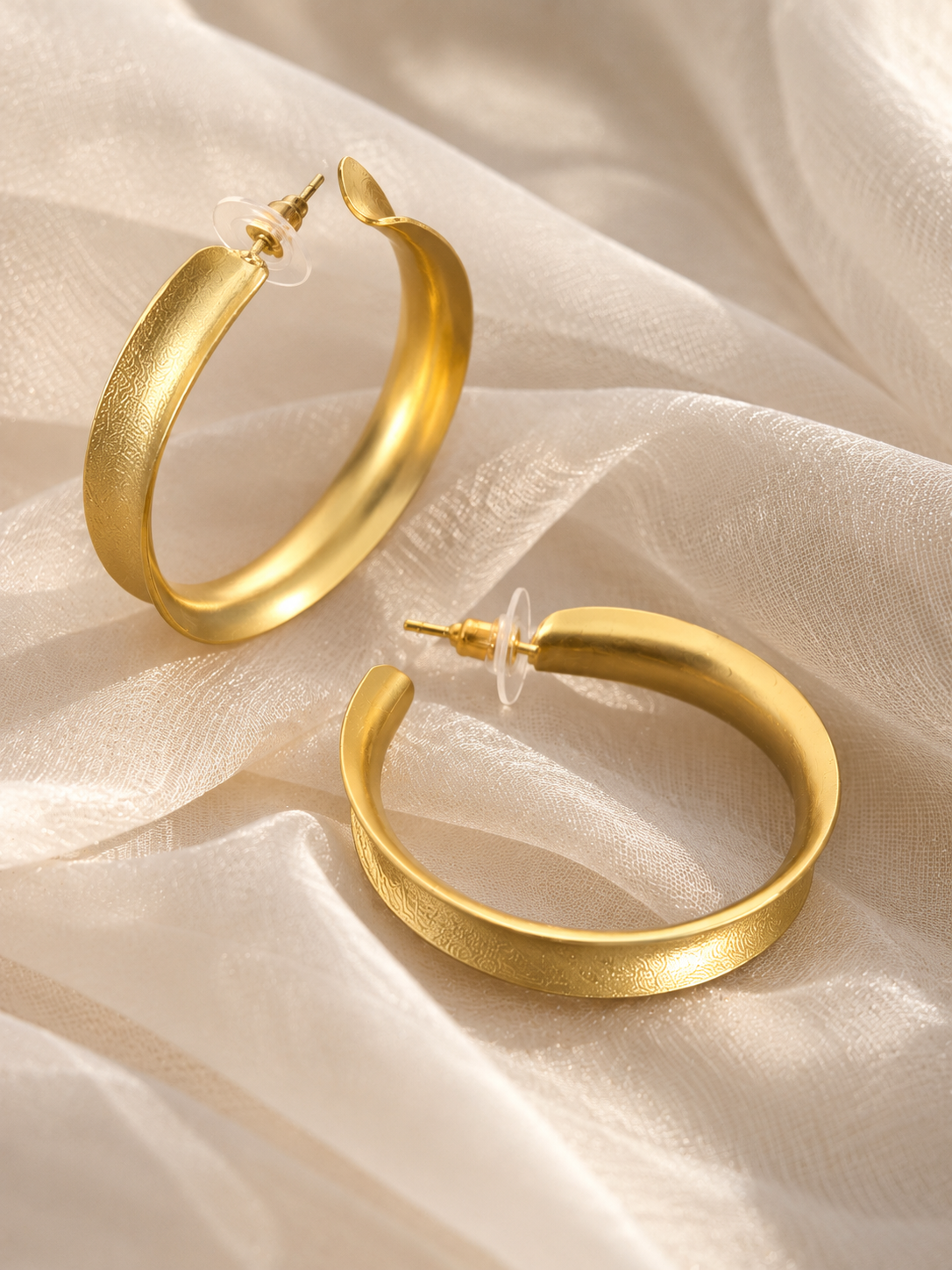 Maya Golden Hoops